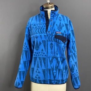 Patagonia Synchilla Tribal Aztec Snap T Sweater